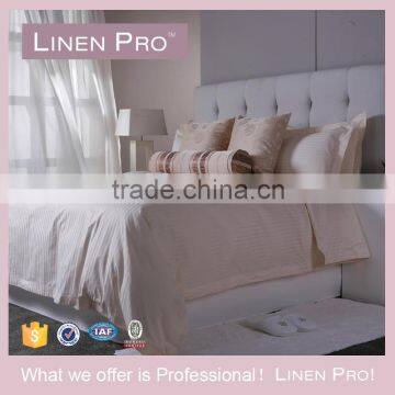 LinenPro 100% Cotton 40S Striped Bed Cover Set, Hotel Bed Cover                        
                                                Quality Choice