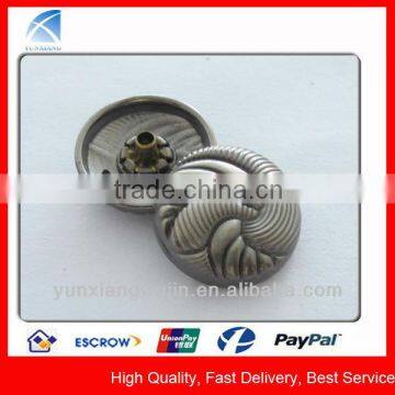 YX1115 Custom Fashion Metal Clothing Buttons Sale