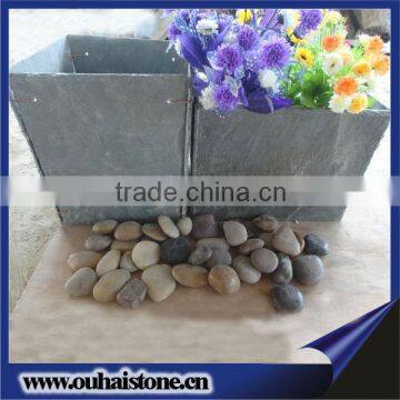 Cheap Outdoor Stone Rectangular Planters and Slate Flower Pots