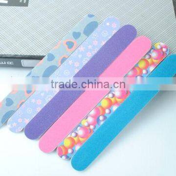 Sanding Paper Custom Print Mini Round Nail File With Various Colors nail manicure Nail Tool