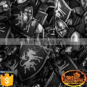 Flash Sale Dazzle Graphic DGJJ726 Dark Shield Knights Liquid Print Hydrographics Printable Water Transfer Film for Hydro Dipping