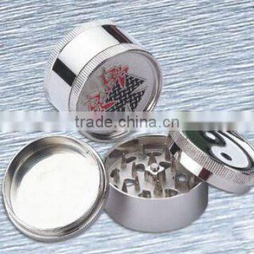 Metal tobacco grinder, tobacco grinder in 3 layers, metal herb grinder, diameter 48mm