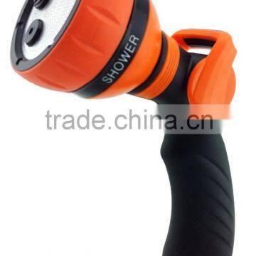 6 Patterns Thumb Control Plastic Garden Hose Spary Nozzle Water Spray Gun photo-6