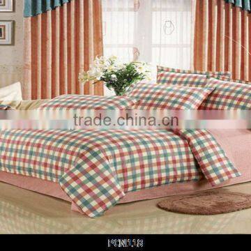 2015 the lastest geometric pattern bed sheets hot selling bedding set cotton fabric bedding set