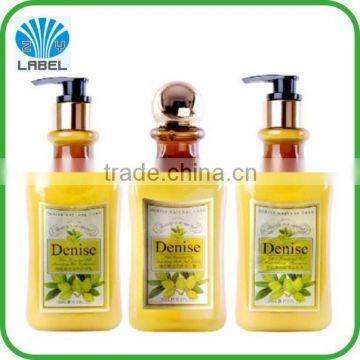 Shampoo bottle sticker shower gel bottle labels