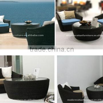 2013 indoor and outdoor sofa small size synthetic rattan sofa