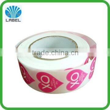 Customized labels logo decal custom vinyl sticker, vinyl decal private label sticker paper