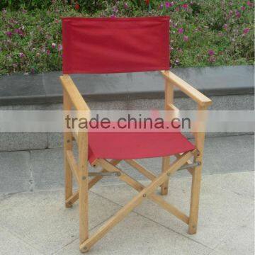 cheap folding wooden director chair with LOGO