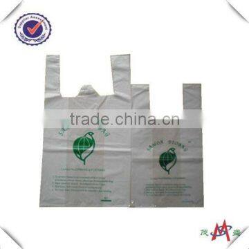 high quality cheap hdpe T-shirt plastic bag on roll