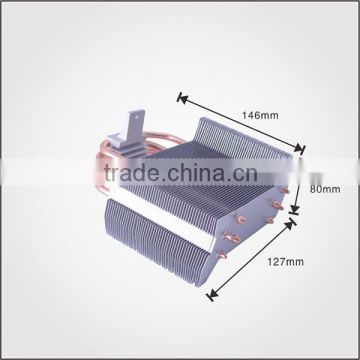 Aluminum Heat Sink Die Casting Mould for Electronic Products with heat pipe