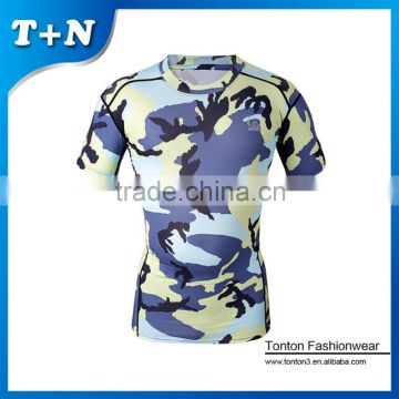 men sports wear t-shirt custom sublimation printing tshirt