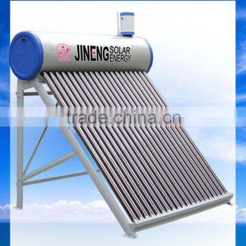 200L Low Pressure Color Steel Solar Water Heater With Automatical Water Loading Small Tank