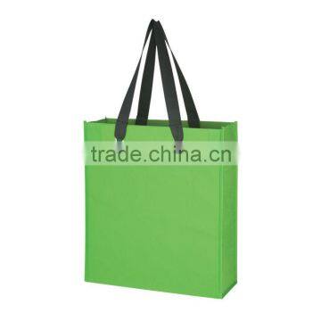 Non-Woven Grommet Tote-Lime Green