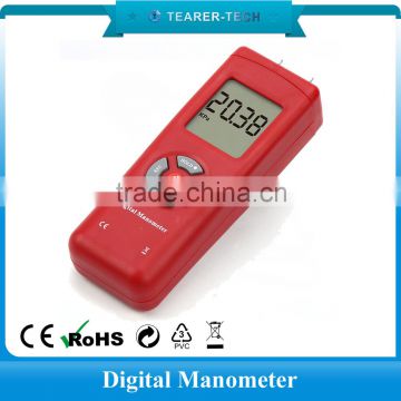 2015 newly large LCD air digital pressure manometer 2Psi/13.79kPa with lowest price TL-100