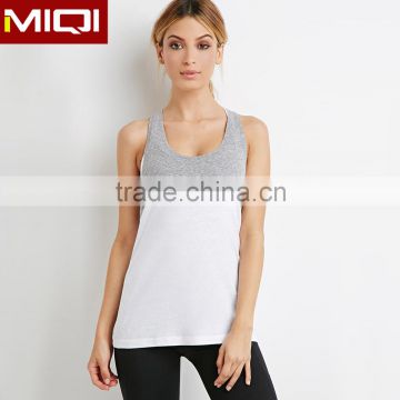 Cheap Womens Plain White Loose Sleeveless Gym Plain Tank Tops