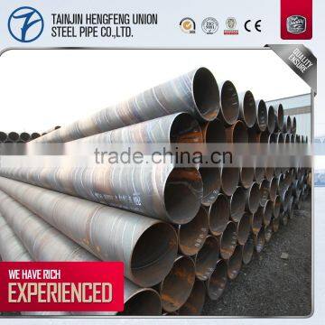 Q235 carbon round spiral steel pipe for project construction