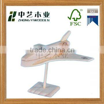 Made in China Cheap OEM Eco-friendly Handmade Educational Wooden Airplane Toys photo-3