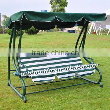 Deluxy 3-person multi-functional patio swing bed