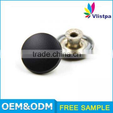 Round Letters Carving Logo Carved Snap Button Jewelry photo-2