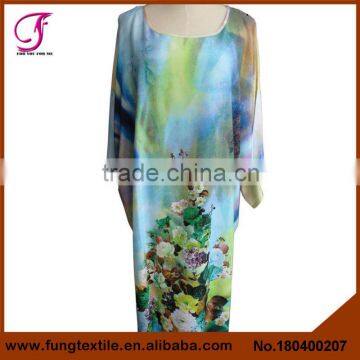 180400207 Cotton Kaftan Dress Medium Style Tops for Women