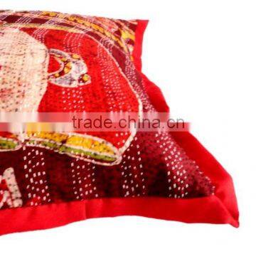 RTHCC-19 Kantha Stitching Latest Bengali Cushion Covers Home Furnishing Manufacturer and Exporter photo-3