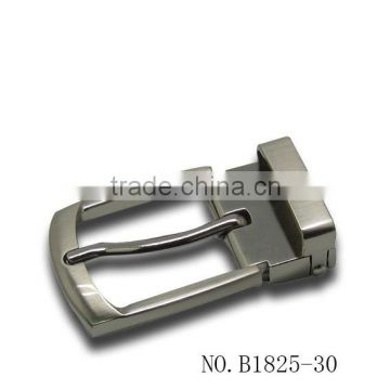 30mm satin nickel pin clip buckle