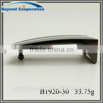 2016 New Mould Flap Plaque Buckle Shiny Gun Metal Nickel-free Coating Plain Plate Buckle photo-6