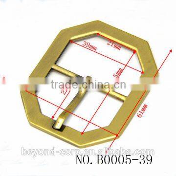 Anti Brass Brush Effect Hexagon Shape Buckle Bee House Shape Pin Bar Buckle for Handbag photo-3