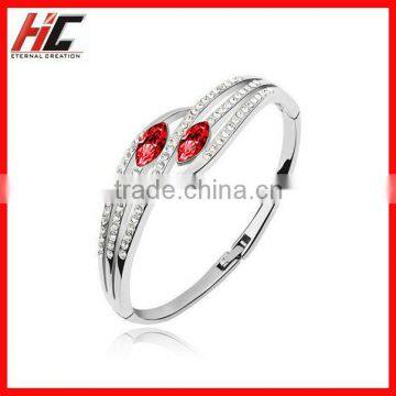 2013 wholesale Fashion New Arrival Gold Plated Alloy Bracelet with Red Stone