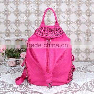 fashion washed PU backpack by "ANGEL KISS"