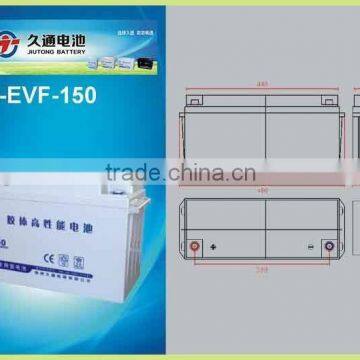 12v150Ah Rechargeable electric car/Electric Scooter battery