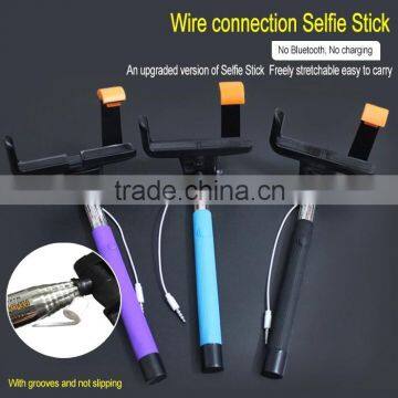 monopod selfie stick with bluetooth remote shutter