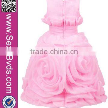 Little Queen Flower Girl Dress Girl Party Wear Western Dress Baby Girl Princess Dress 2016 photo-3