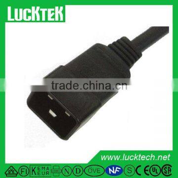 IEC 60320 iec c20 male plug