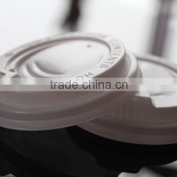 China maker disposable PS white plastic coffee cup lids