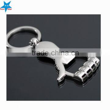 own design zinc alloy blank metal bottle opener