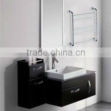 90 degree rotation bathroom towel clothes towel shelf with hooks