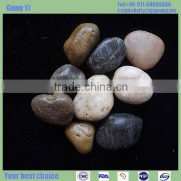 Pebble Stone Natural Polished Pebble Black Pebble photo-3