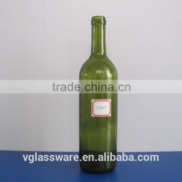 red wine glass bottle 750ml wine bottle