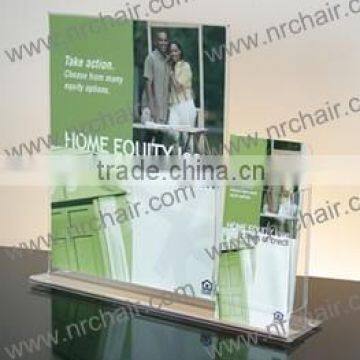 acrylic sign & brochure display