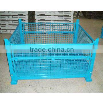 Metal logistics equipment storage and warehouse cage