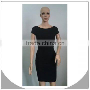 Plain design cheap bandage dress latest ladies dress elegant black formal dress