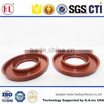 74x156x17.5 nbr rubber covered rear axle oil seal with high auxiliary lip