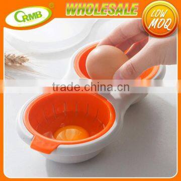 Double Layer Egg Poachers Poached Baking Cup Poach Pods Egg Tools Microwaveable Steamed Egg Bowl