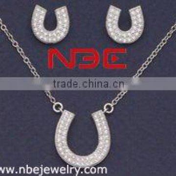 factory offer 925 sterling silver jewelery sets