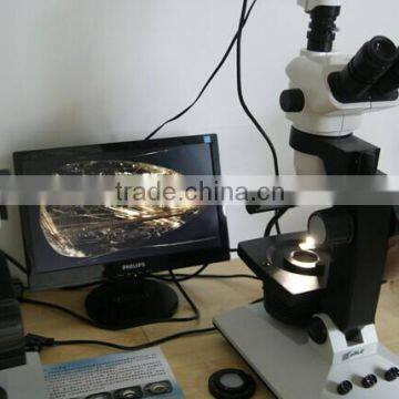 High Quality Trinocular Gemology Microscope With CCD Leica Head Latest Lighting System photo-2