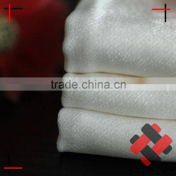 Heavy weight rayon viscose charmeuse satin fabric 47% Viscose 53% rayon blended crepe santeen fabric for fashion apprarel