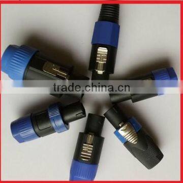 High Quality 4 pin male speaker wire connectors
