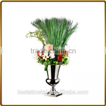 Nickel Plated Vase Without Flower