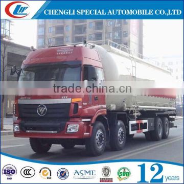 12 Wheels cement truck Big capacity cement transport truck 40ton Dry bulk cement tanker truck for sale